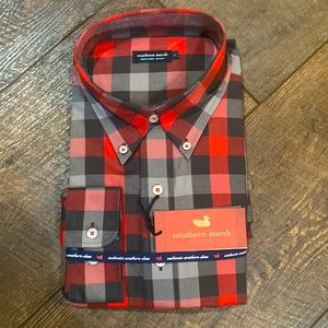 Southern Marsh Jalisco Gingham Dress Shirt